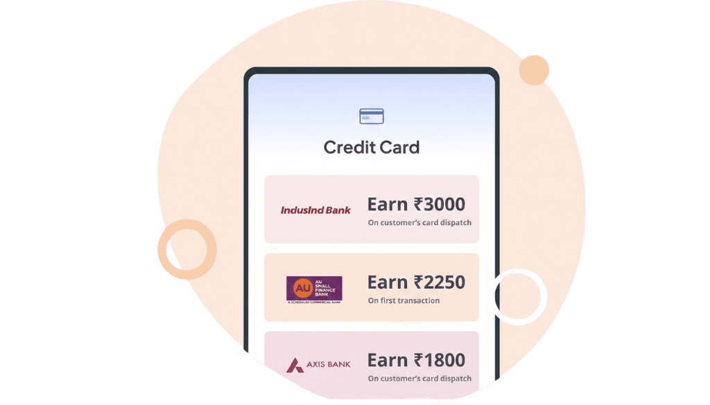 GroMo app screen for Your customer can spend now and pay back when convenient