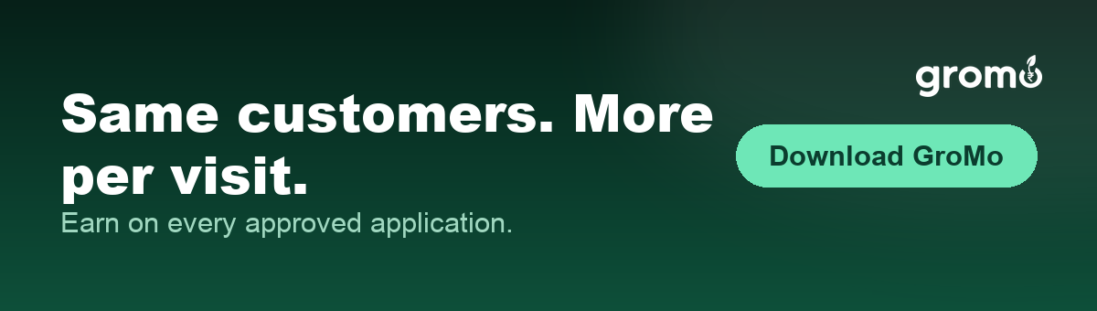 Banner inviting CSC and Jan Seva Kendra owners to join GroMo and earn on every approved application