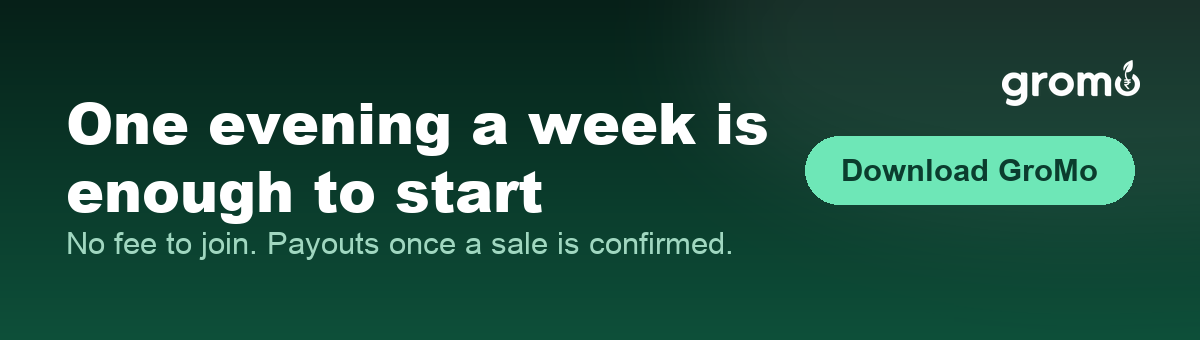 Banner inviting readers to start a side income with zero investment and instant payouts