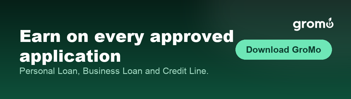 Banner inviting readers to join GroMo partners and start earning commissions on financial products