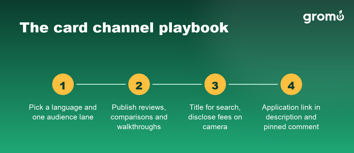 The YouTube playbook for selling credit cards through honest review videos