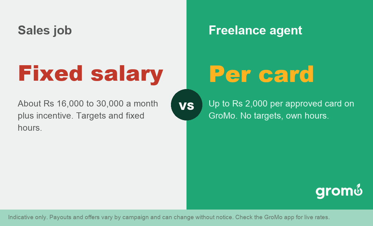 Sales job vs freelance agent