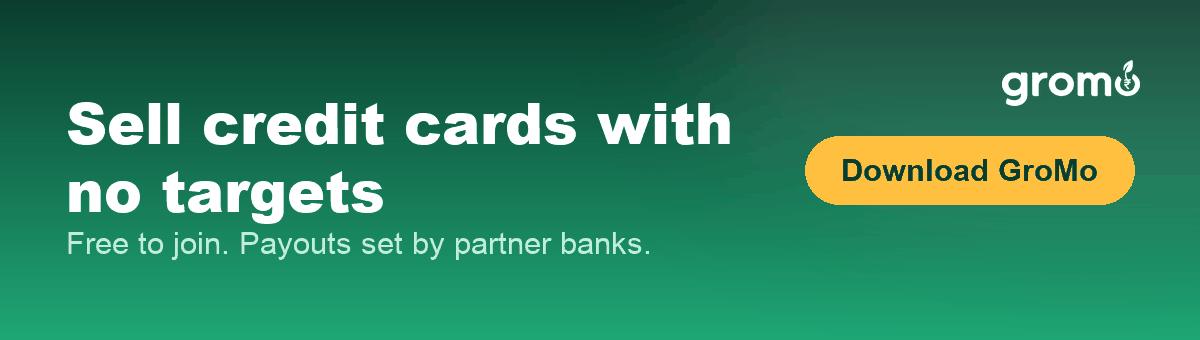Sell credit cards with GroMo