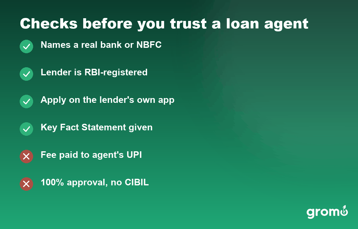 8 checks before you trust a loan agent