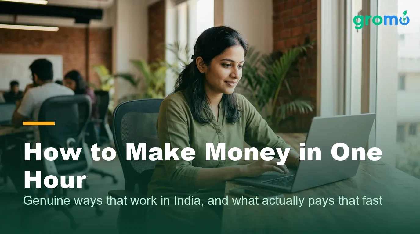 How to make money in one hour in India
