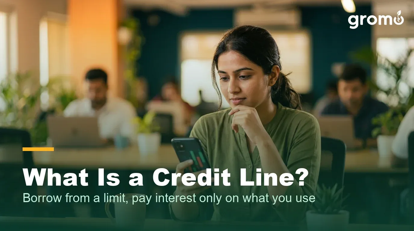 What is a credit line: borrow from a limit, pay interest only on what you use