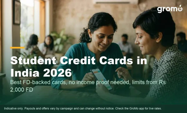 Student Credit Cards in India 2026: Best Options With No Income Proof